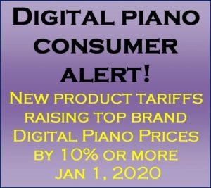 Digital Piano Consumer Alert