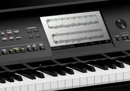 Yamaha sheet music notation