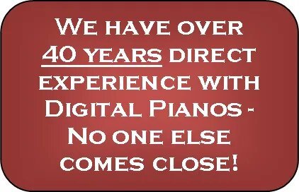 We have over 40 years expert digital piano experience