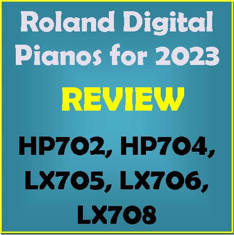 Roland digital pianos 2023 - 5 uprights