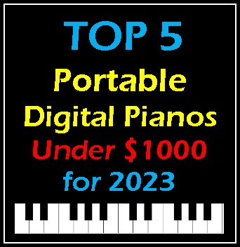 Top 5 portable digital pianos for 2023