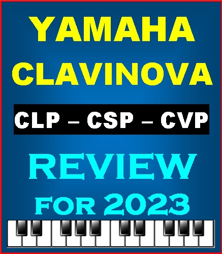 Yamaha Clavinova digital pianos 2023