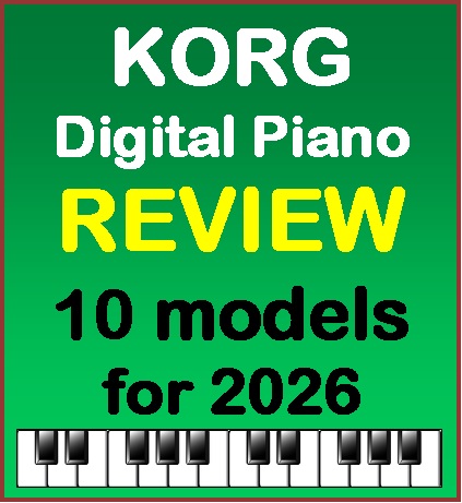 korg digital pianos - 10 models 2026